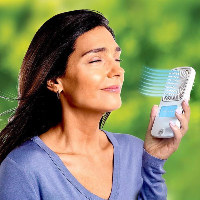 Pocket Chill - Mini Portable Fan - Mister - Lightweight and Powerful: 3 Speeds - Quiet - Pocket Air Cooler