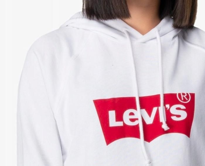 Pull à capuche Levi's sweat à capuche blanc femme Levi's Graphic Hoodie
