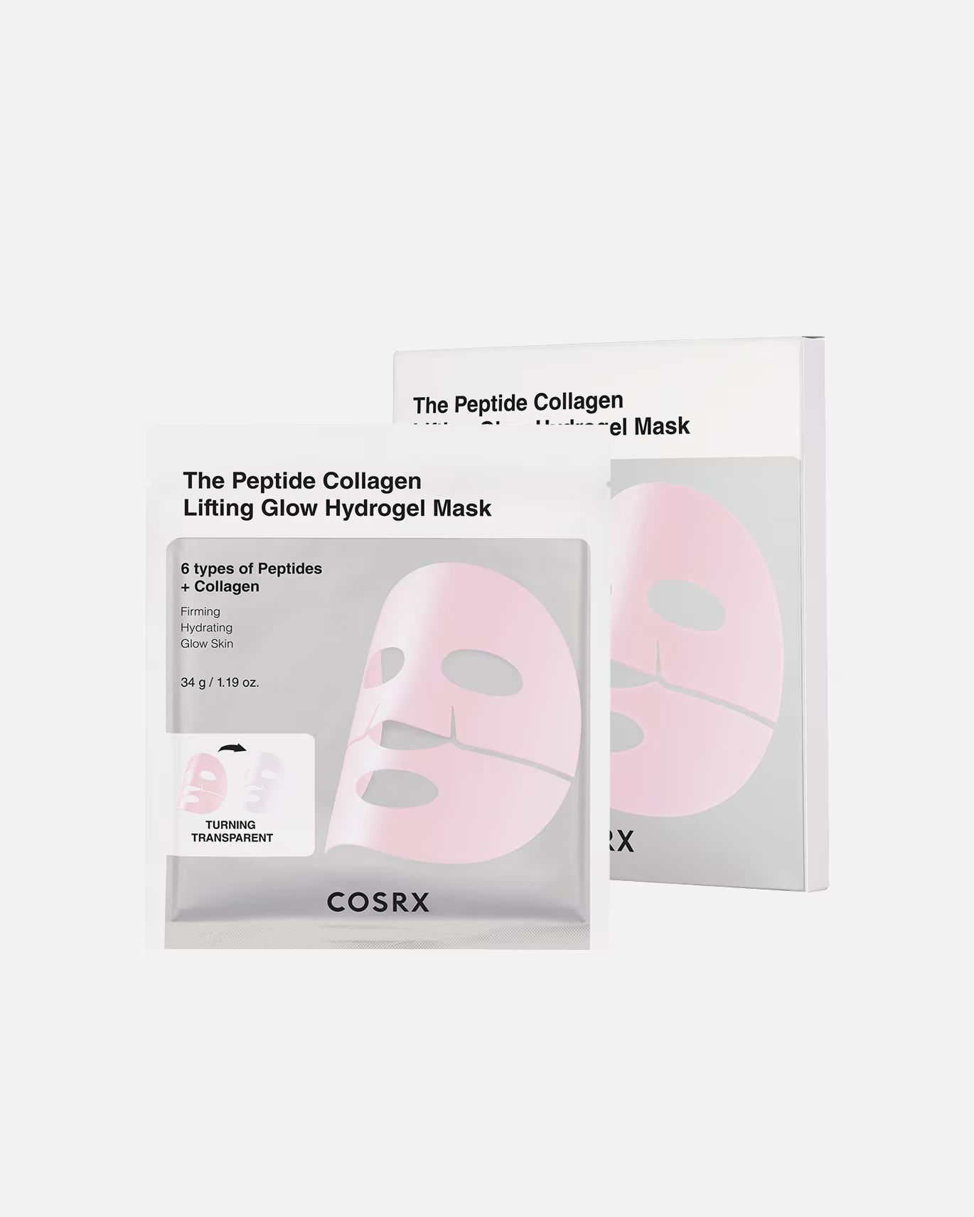 Peptide Collagen Lifting Glow hidrogel maska, pakiranje od 3 komada