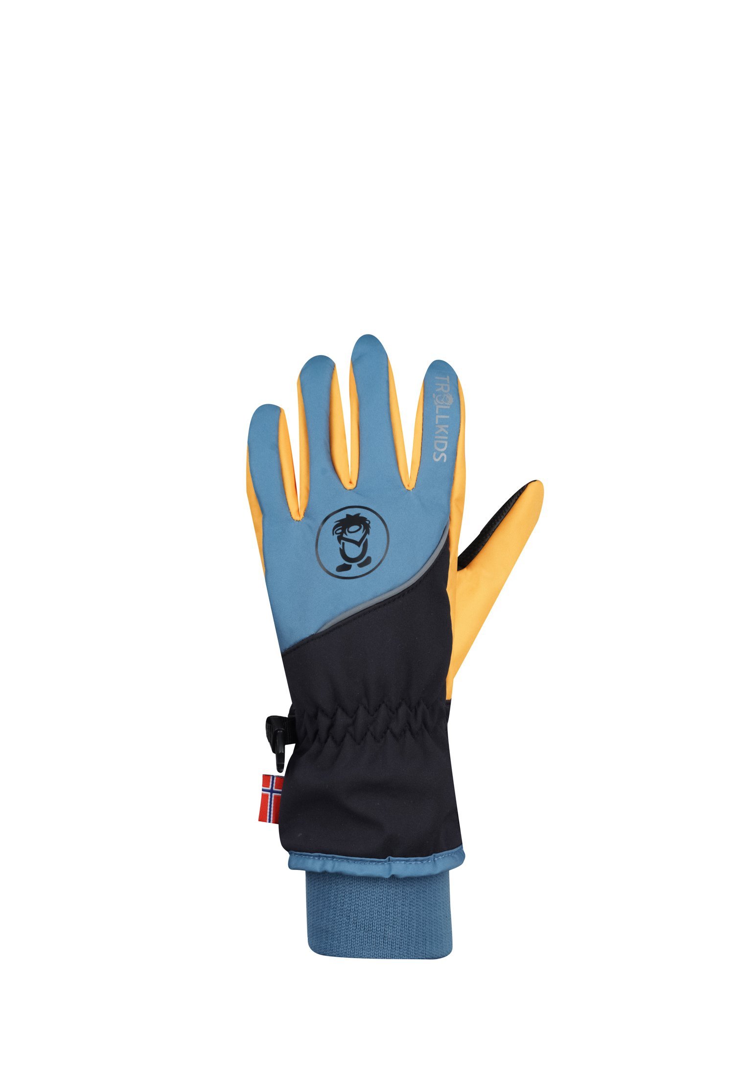 Gants TROLLKIDS - noir/bleu acier/mangue