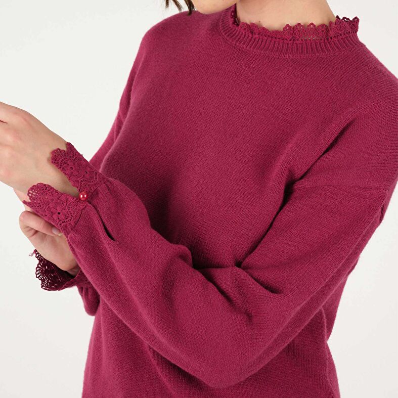 Pull Femme Bordeaux