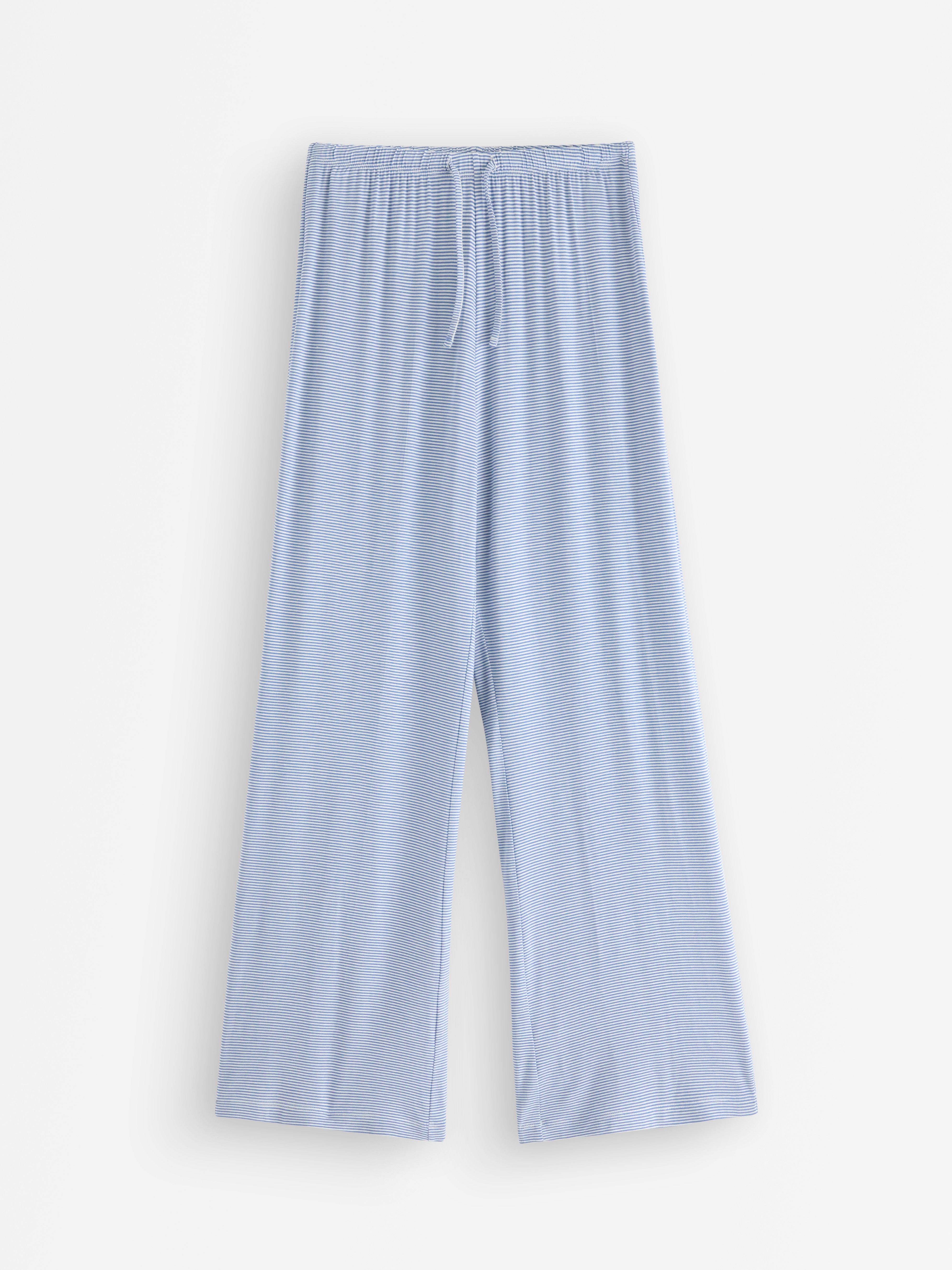 Pyjamasbyxor světle modrá