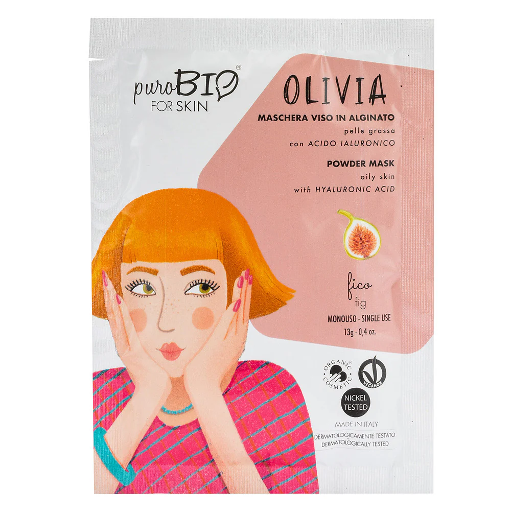 Viso OLIVIA Maschera Viso Peel Off - Pelle Grassa - FICO - Maschera Purificante viso