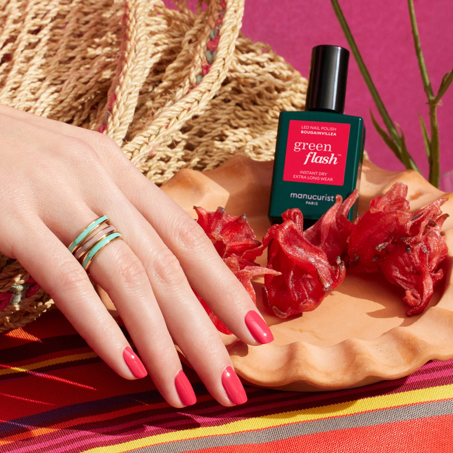 Semi-permanent LED Green Flash™ - 15 ml Bougainvillea