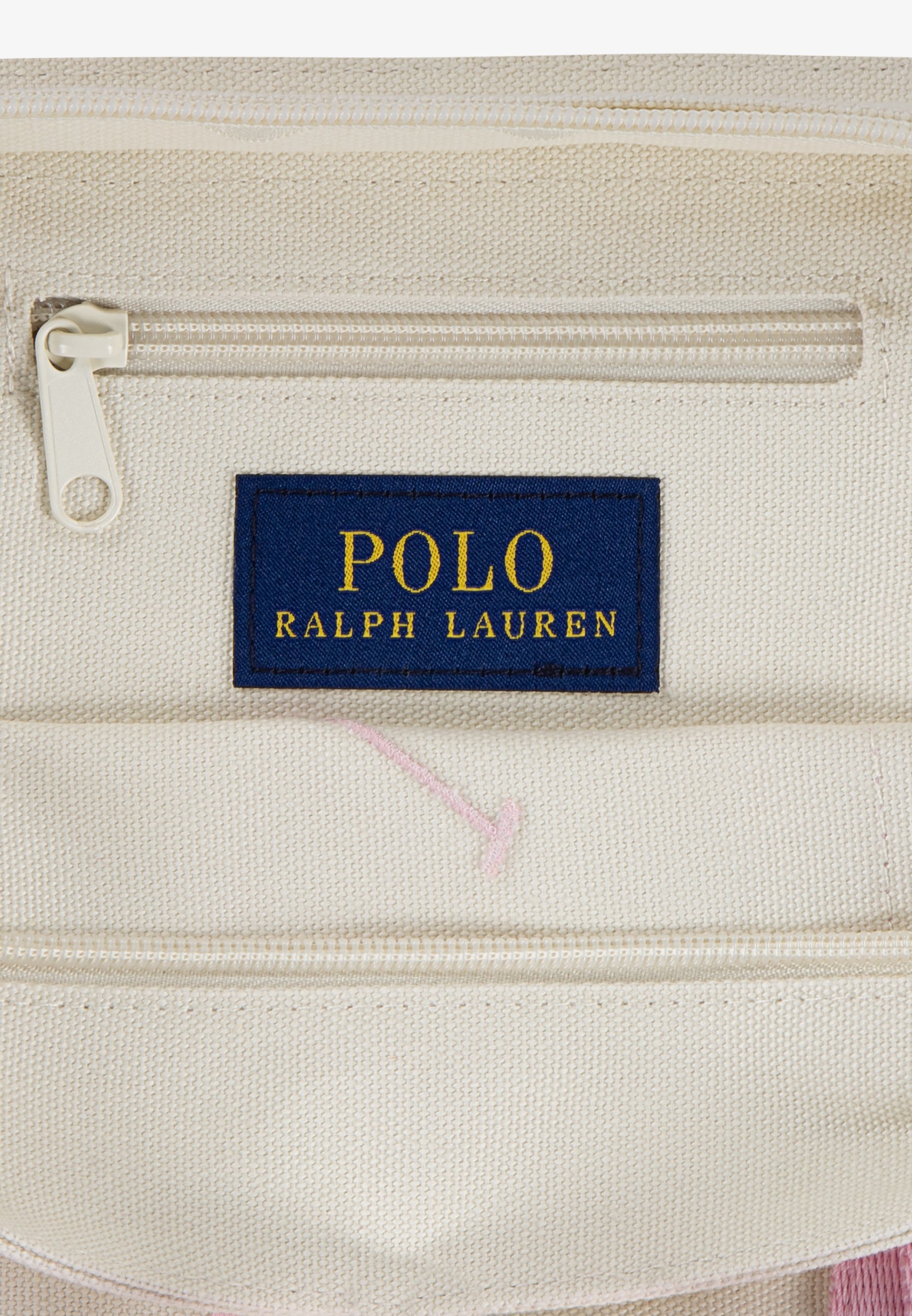 Polo Ralph Lauren PLAYER TOTE UNISEX - Tragetasche - weiß/karamellrosa