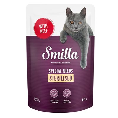 Sachets stérilisés Smilla pour adultes, assortiment
