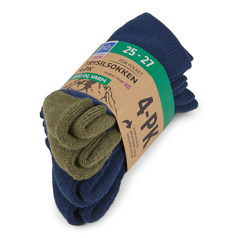 Trysil Trysil strumpor 4-pack storlek 25/27 Bra och varma