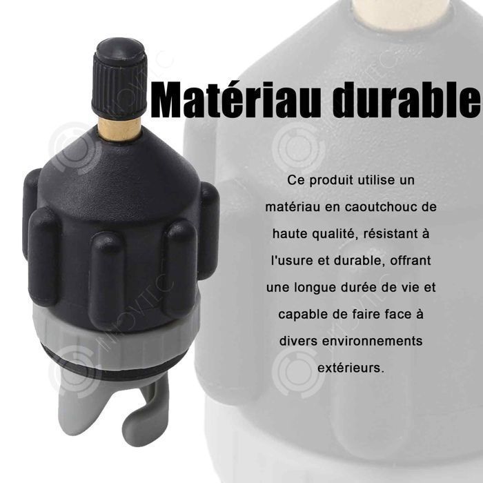 Adaptador de válvula para embarcaciones INN, adaptador de válvula de aire para botes inflables, canoas, kayaks y embarcaciones.
