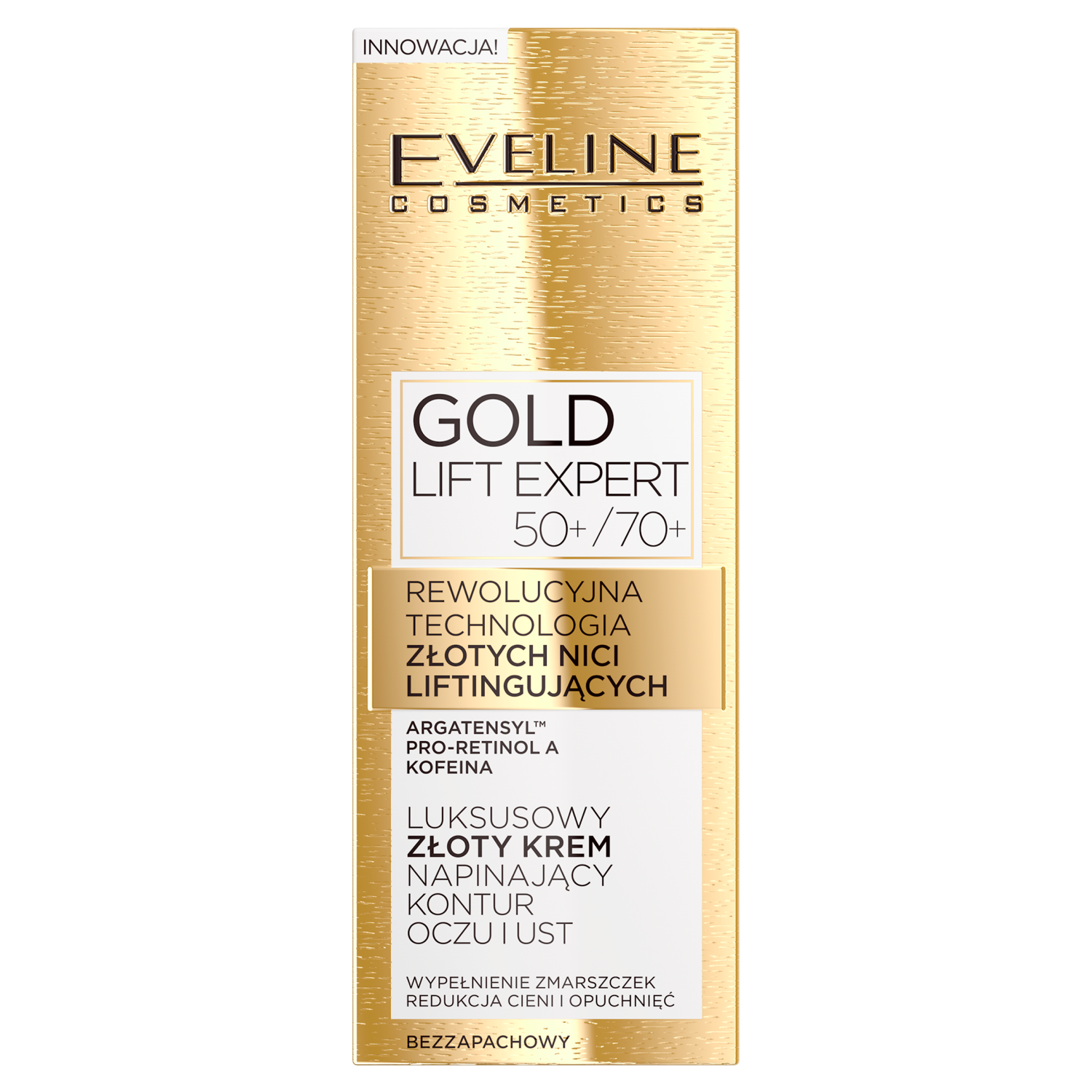 Eveline krema za zatezanje područja oko očiju i usana 15ml Gold Lift Expert