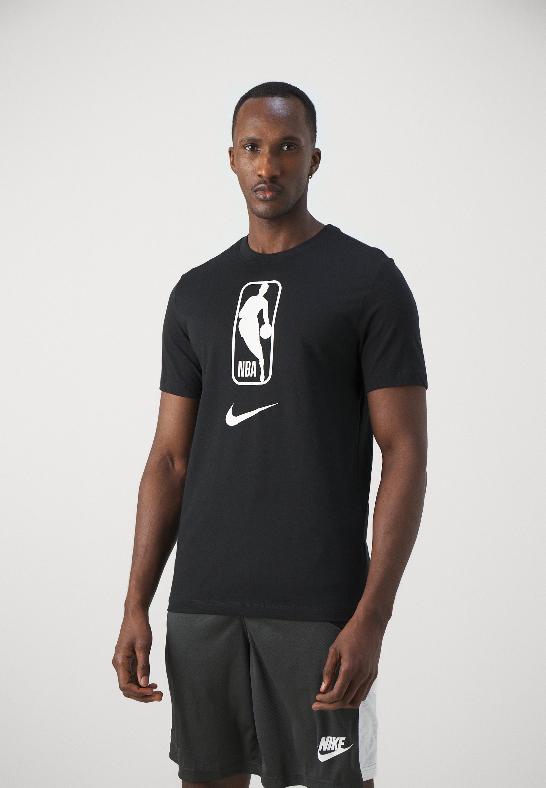 Nike Performance NBA DRY TEE - T-shirt stampata - nero/bianco