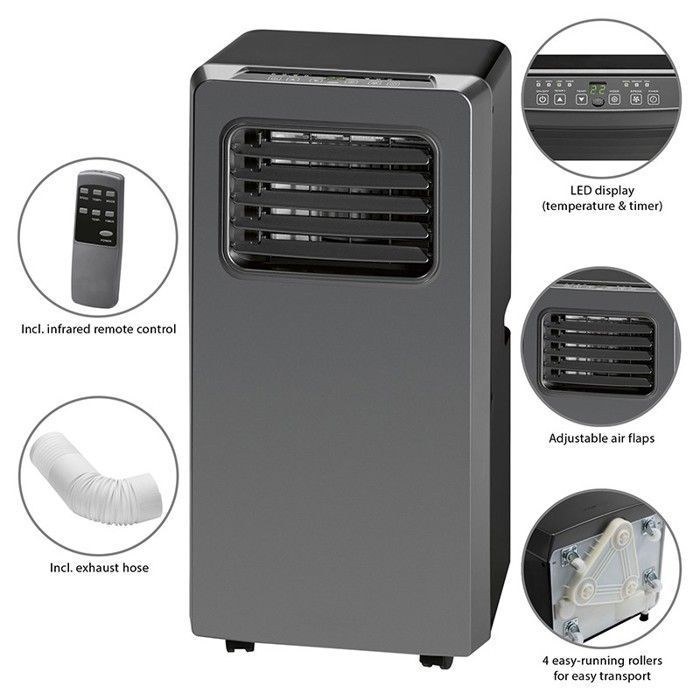 Condizionatore d'aria portatile - CLATRONIC - Clatronic CL 3672 - 8000 BTU - 3 funzioni - 65 dB