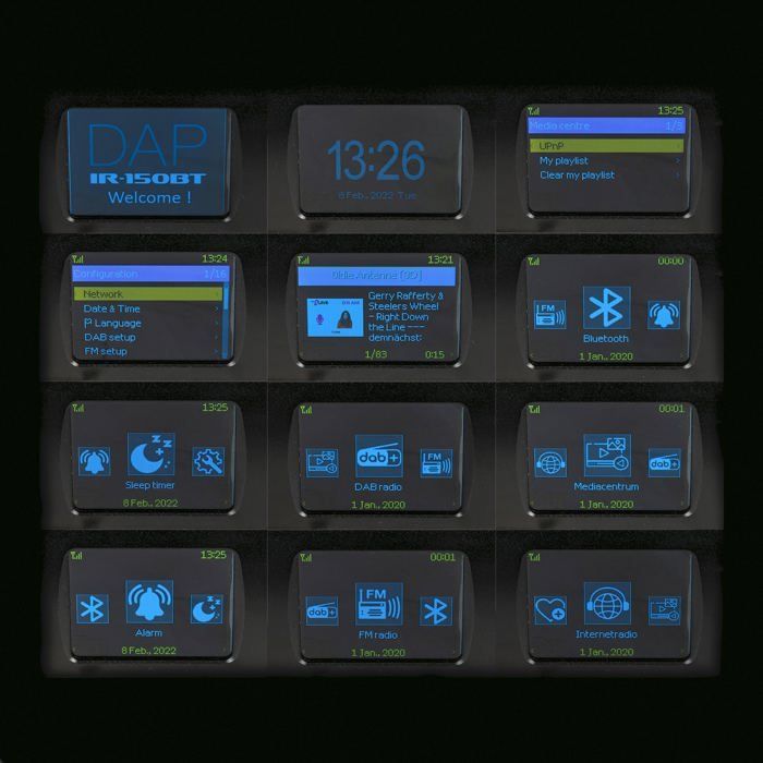 DAP IR-150BT lecteur multimédia rack 1U