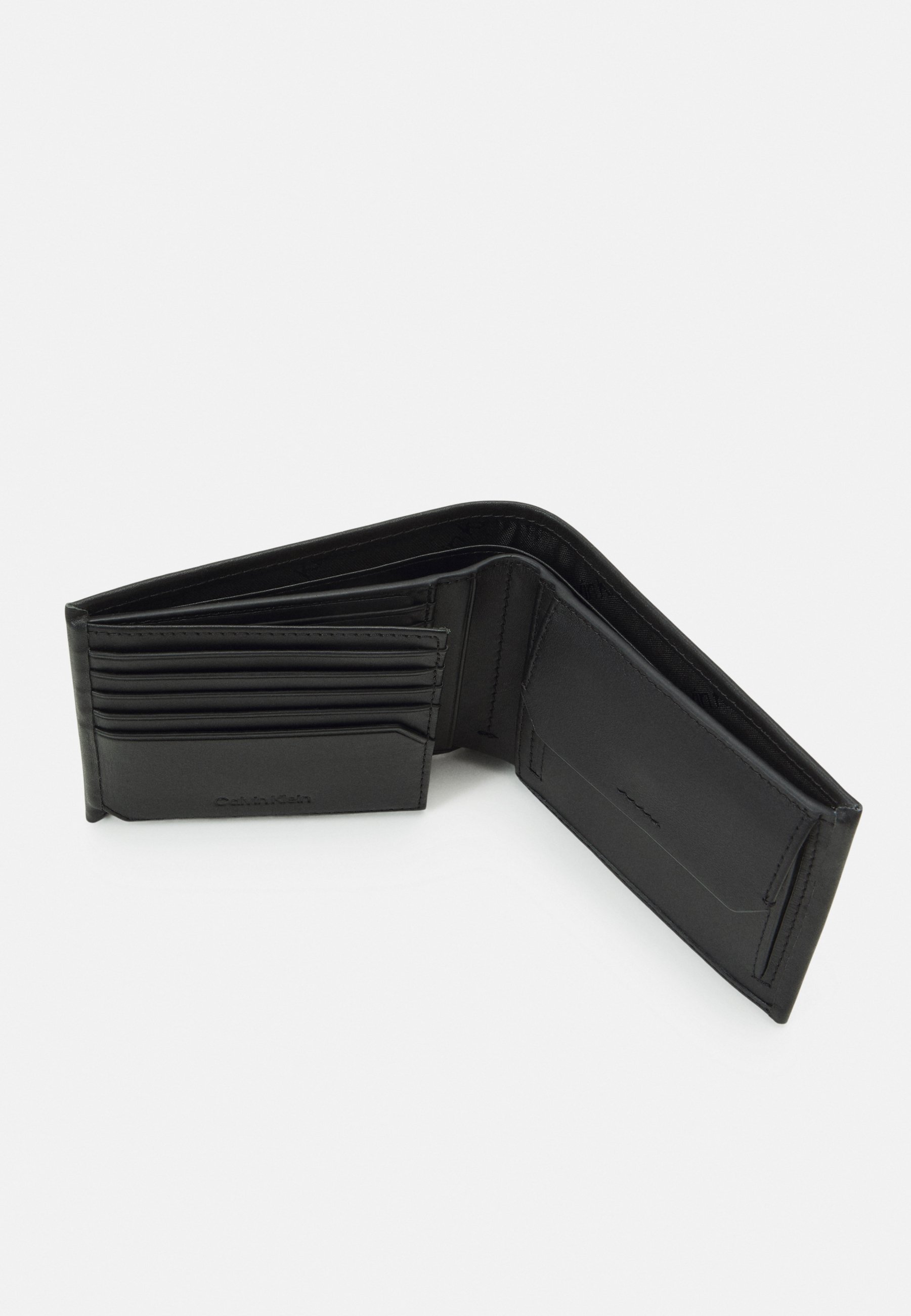 Calvin Klein CONCISE TRIFOLD UNISEX - Portemonnee - zwart