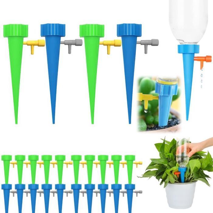 Druppelirrigatieset - MICHAEL NETWORK TECHNOLOGY - Automatische bewatering - Verstelbaar - 20 stuks - ABS-materiaal