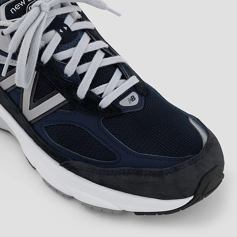 Pantofi 990v6 pentru femei, fabricați în SUA – bleumarin cu alb