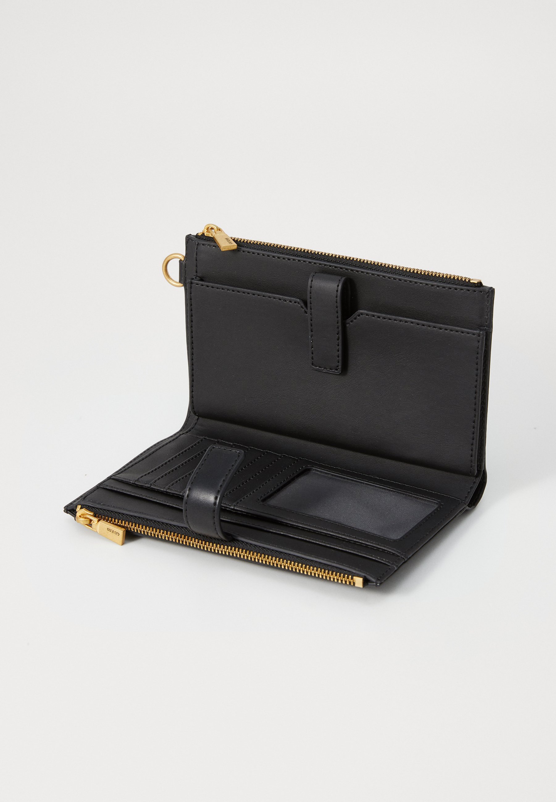 Guess LAUREL ZIP ORGANIZER - Portemonnee - zwart