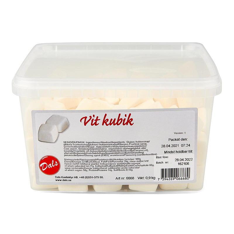 KnallGoodt Skumkudde Vit 0,9 kg