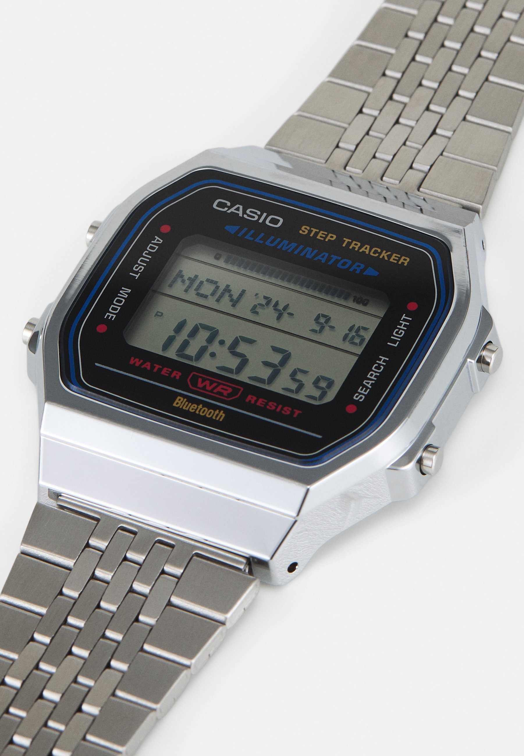 Casio Step Tracker Unisex - Digitaal horloge - zilverkleurig