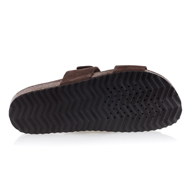 Sandali da donna marroni / Scarpe aperte in punta