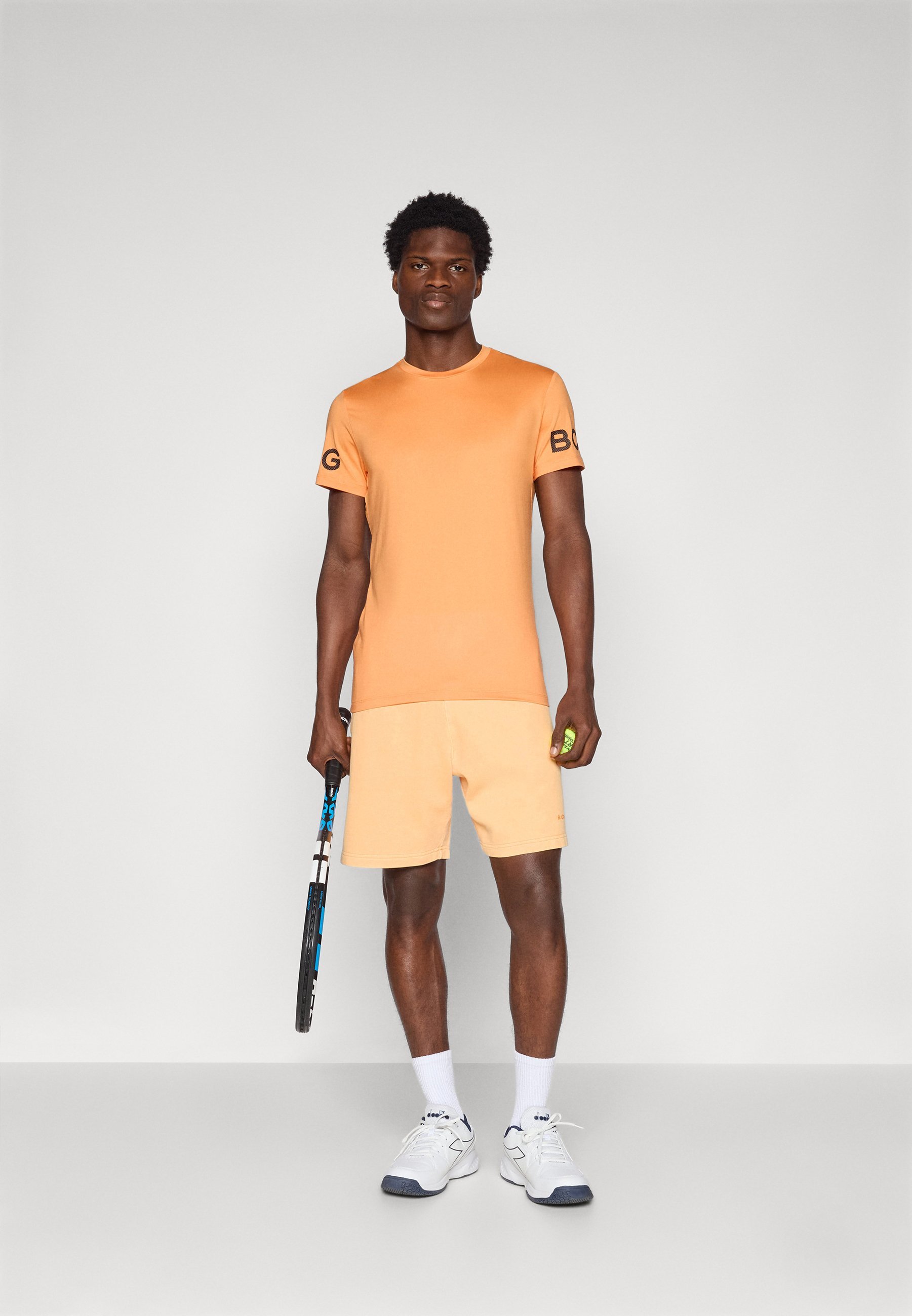 Björn Borg WASHED SWEATSHORTS - Sports shorts - papaya