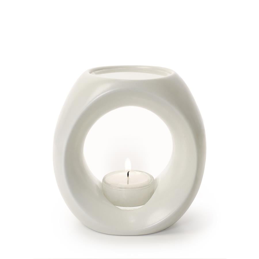 Dekorative Duftlampe Primavera – Cremeweiß