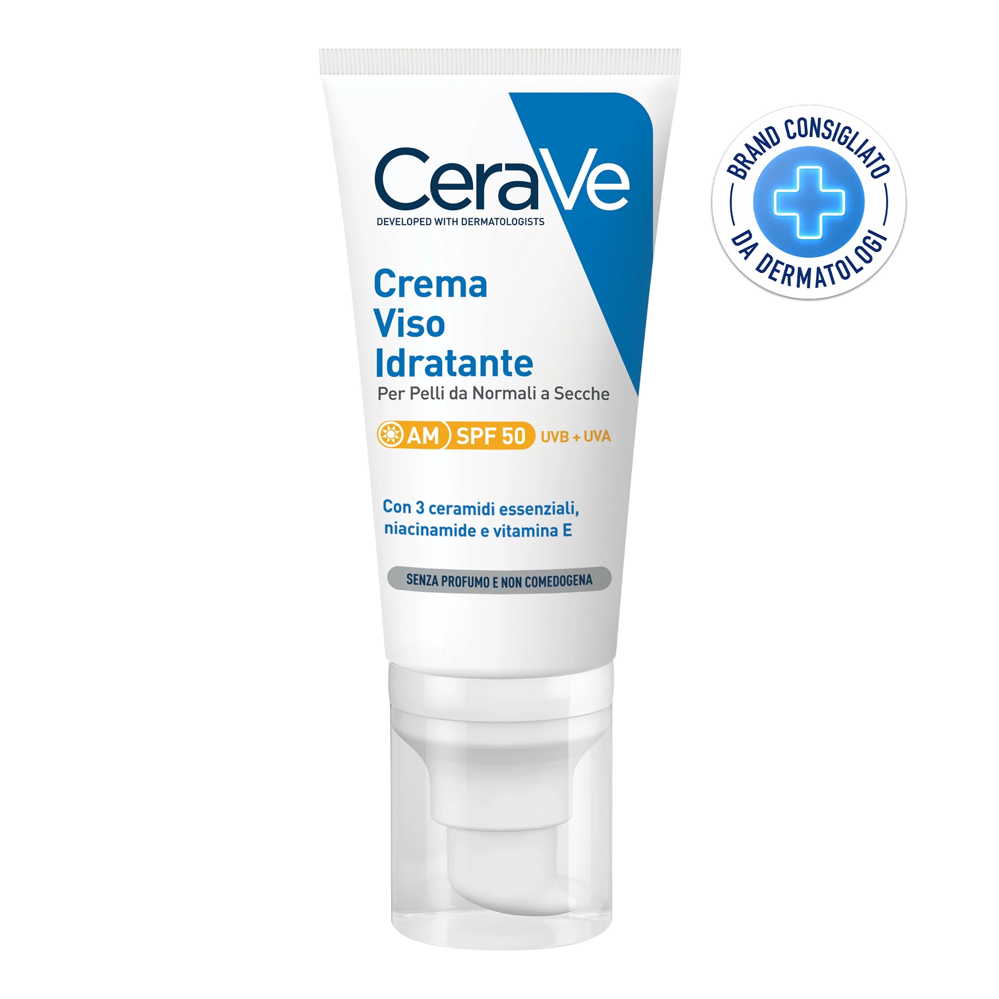 CERAVE Gesichtscreme mit LSF 50 schützt und spendet Feuchtigkeit