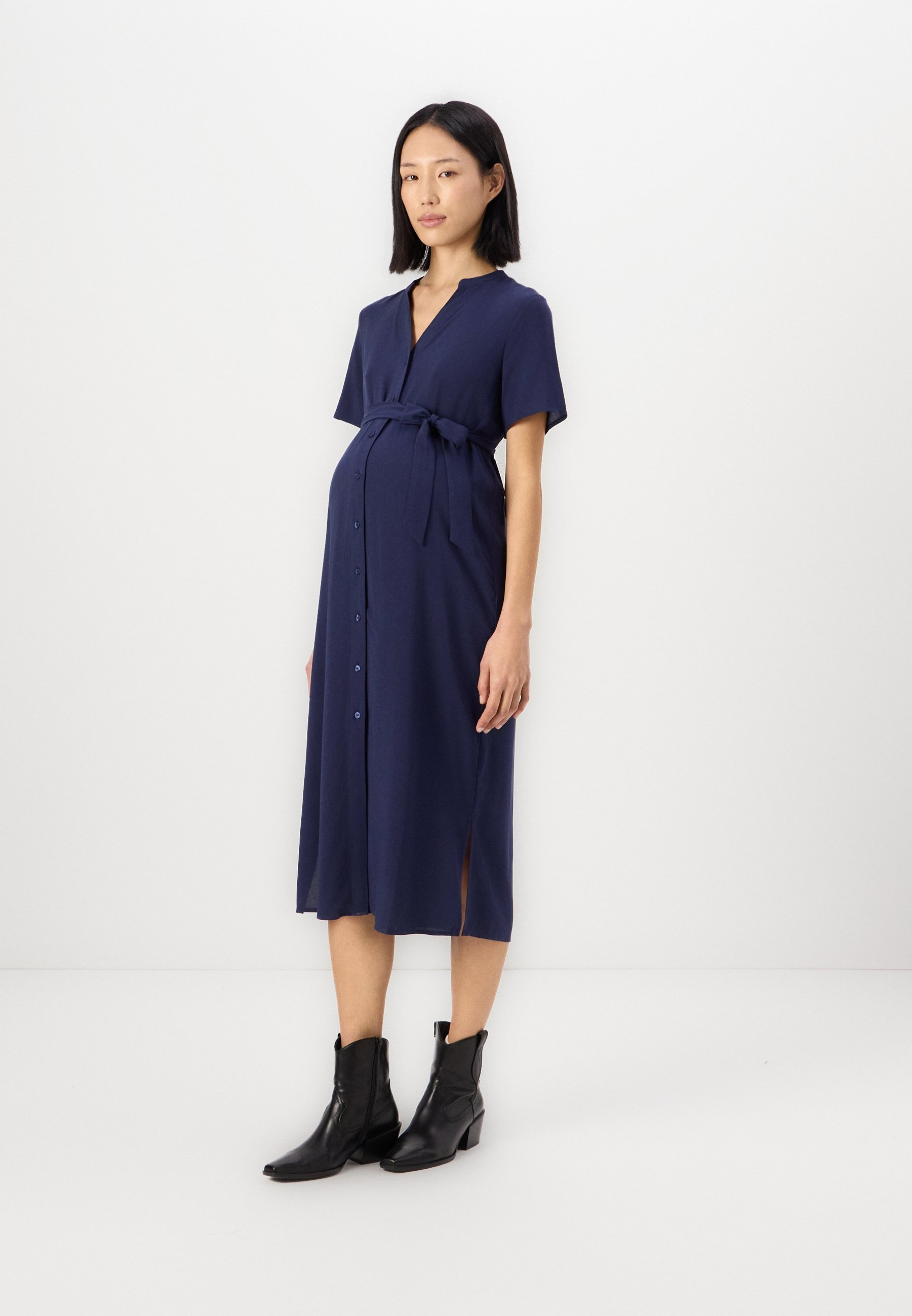 Vero Moda Maternity VMMVICA - Overhemdjurk - marineblauwe blazer