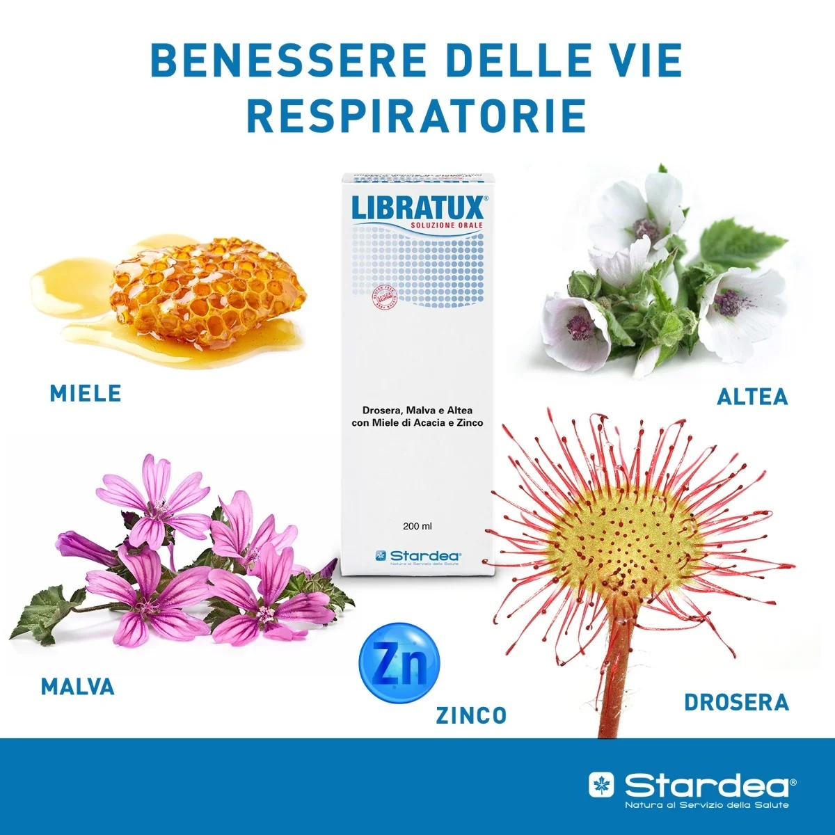 STARDEA Libratux voedingssupplement 200 ml Orofaryngeaal slijmvlies