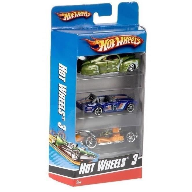 Hot Wheels - Coffret de 3 Véhicules - Petites Voitures - 3 ans et + - Hot Wheels - K5904