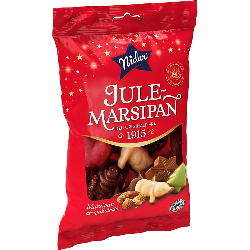 Nidar julemarsipan 130 g, i pose Nidar