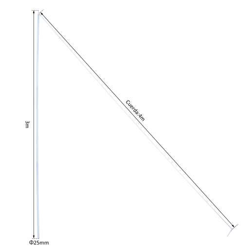 Outsunny stup tende 100110-025