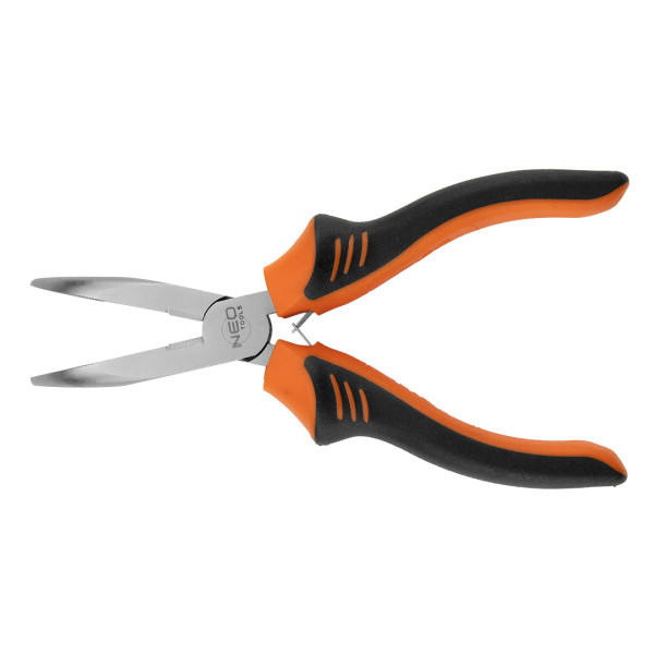 Szczypce kombinerki wydłużone wygięte 180 mm, NEO 01-255