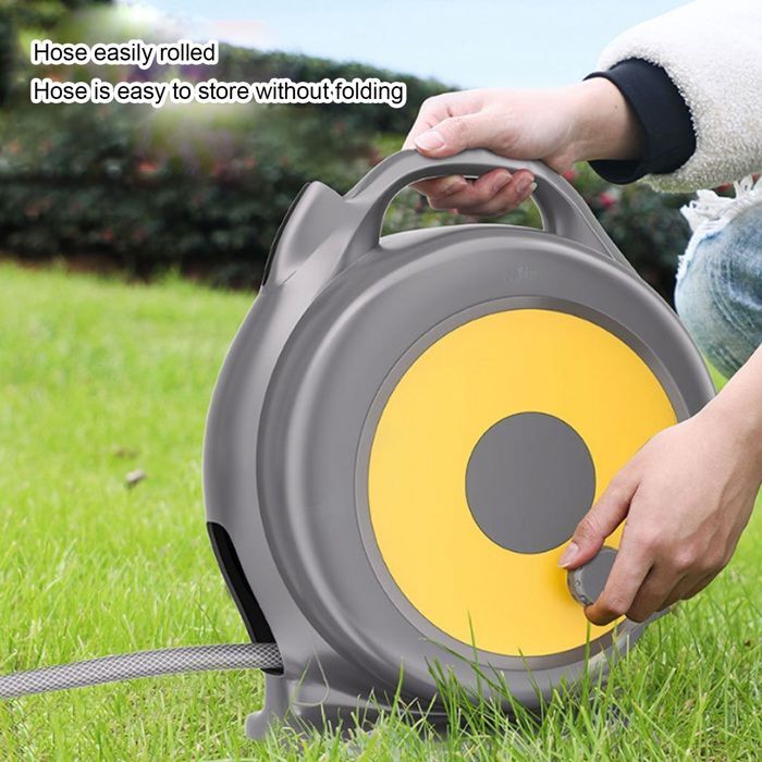 Garden hose reel - SHIPENOPHY - Retractable - Plastic - Portable - Garden
