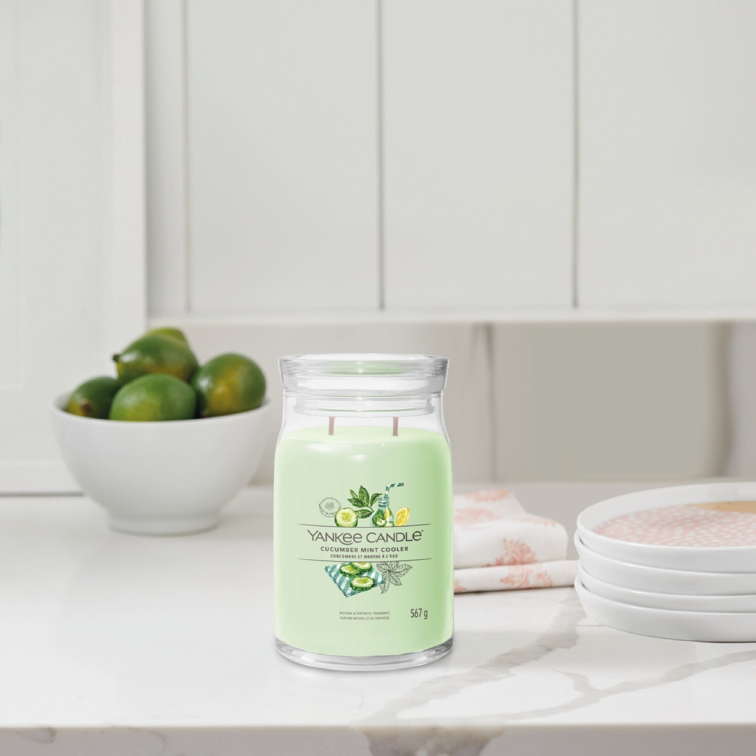 YANKEE CANDLE CUCUMBER MINT COOLER