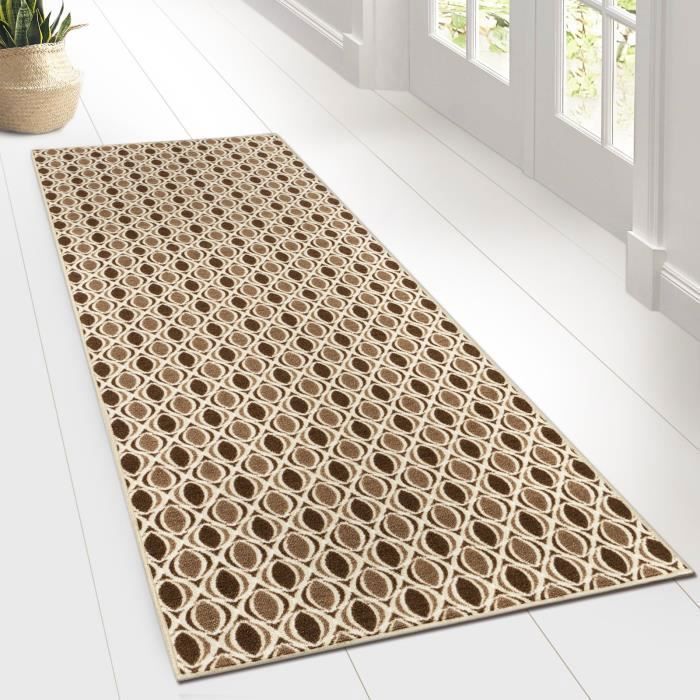 Alfombra de pasillo de corcho de 80 x 250 cm