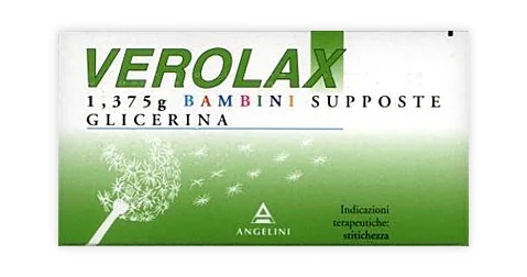 VEROLAX Verolax Infantil 1,375 g de glicerina 18 supositórios Prisão de ventre