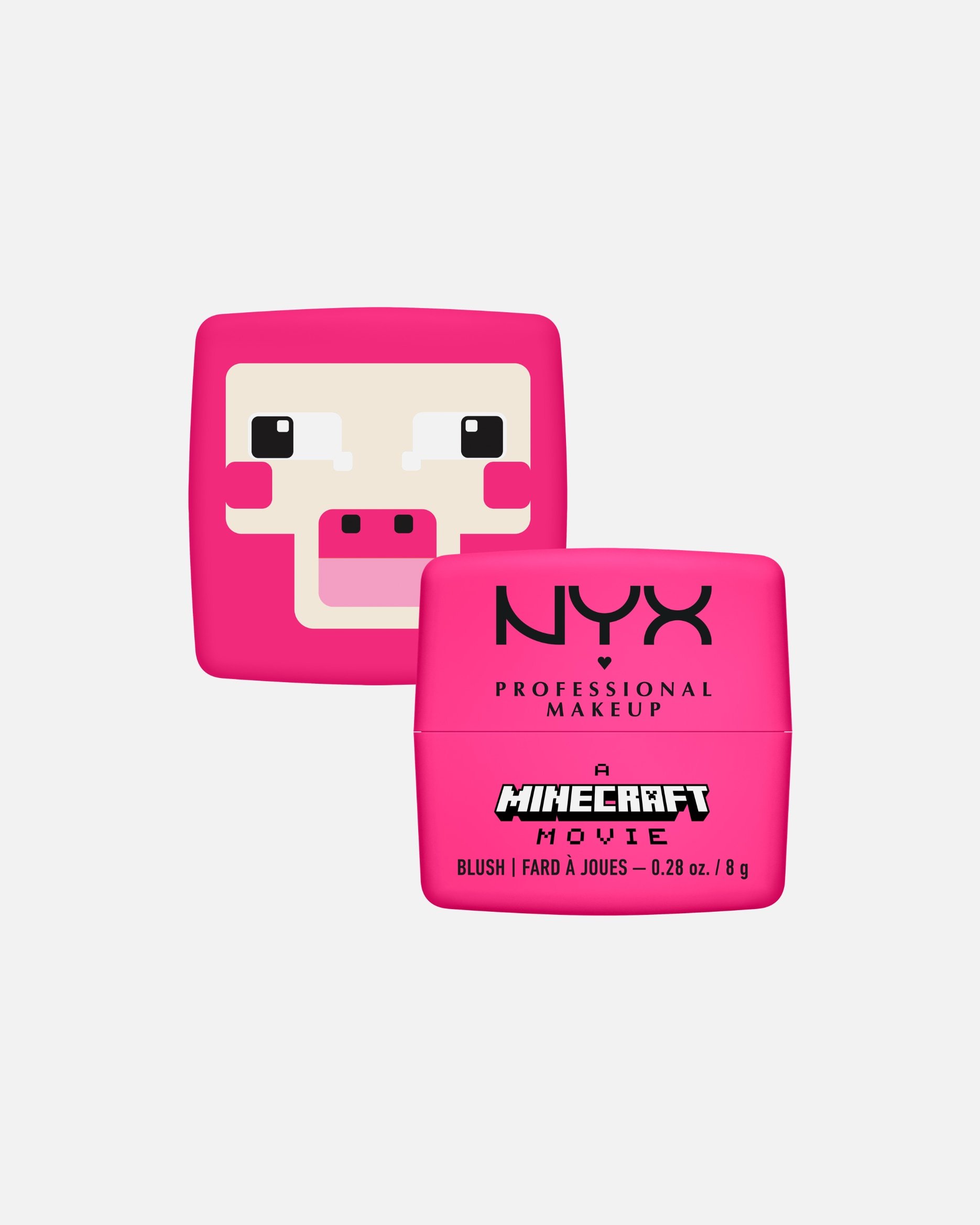 NYX Professional Makeup rumenilo Minecraft kolekcija – Minecraft film – Cheeky Mob Balms rumenilo – 1 komad