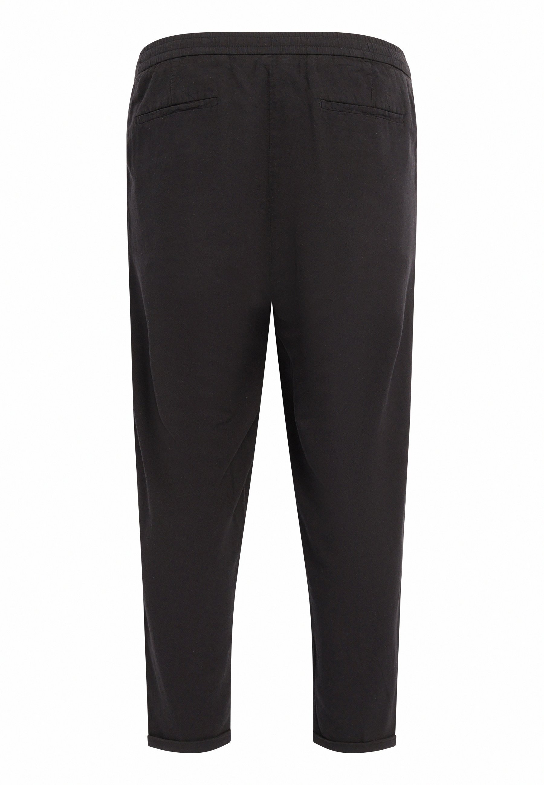 Redefined Rebel JOHNNY CROPPED SLIM FIT - Broek - zwart