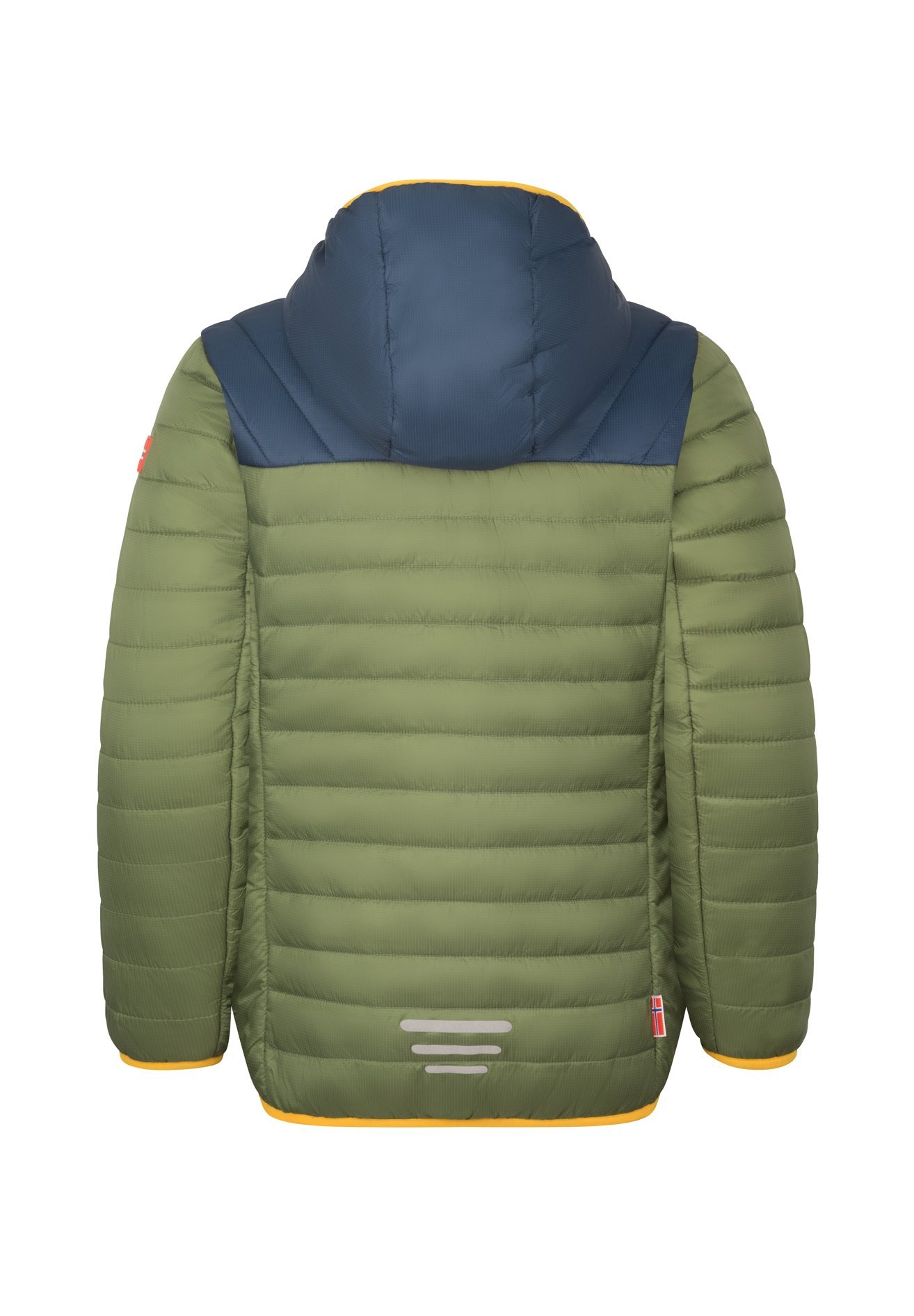 TROLLKIDS KIDS EIKEFJORD JAS UNISEX - Winterjas - mosgroen/mystiekblauw/geel