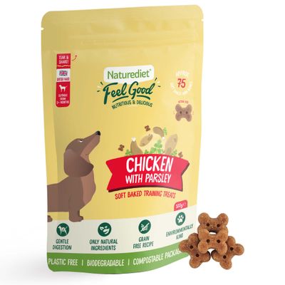 Przysmaki treningowe Naturediet Feel Good Soft Baked – kurczak z pietruszką