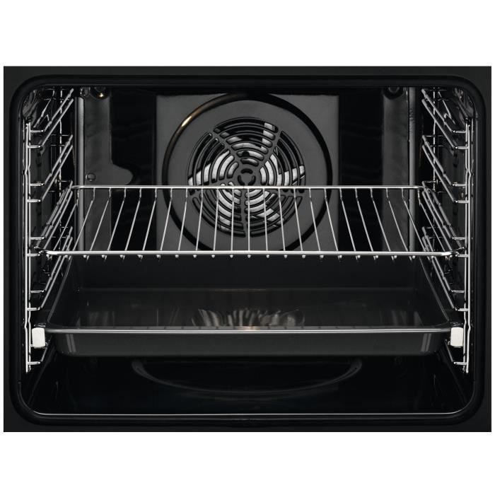 Horno empotrable - Limpieza pirolítica - Cocción con ventilador - ELECTROLUX EOF6P46Z - Puerta fría - 45 recetas preprogramadas