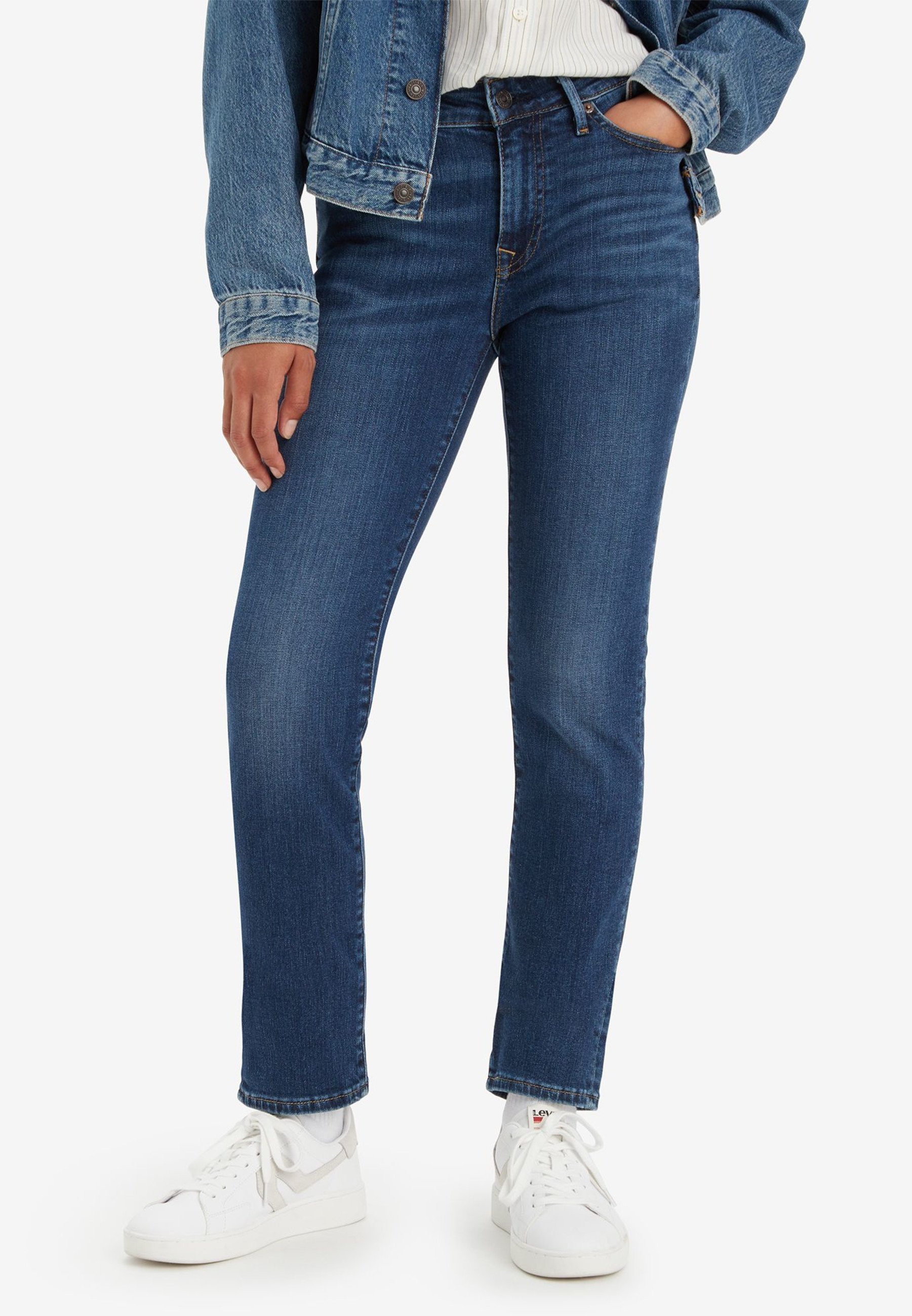 Levi's® 712™ SLIM WELT POCKET - Džínsy slim fit - tmavo modrá vlna