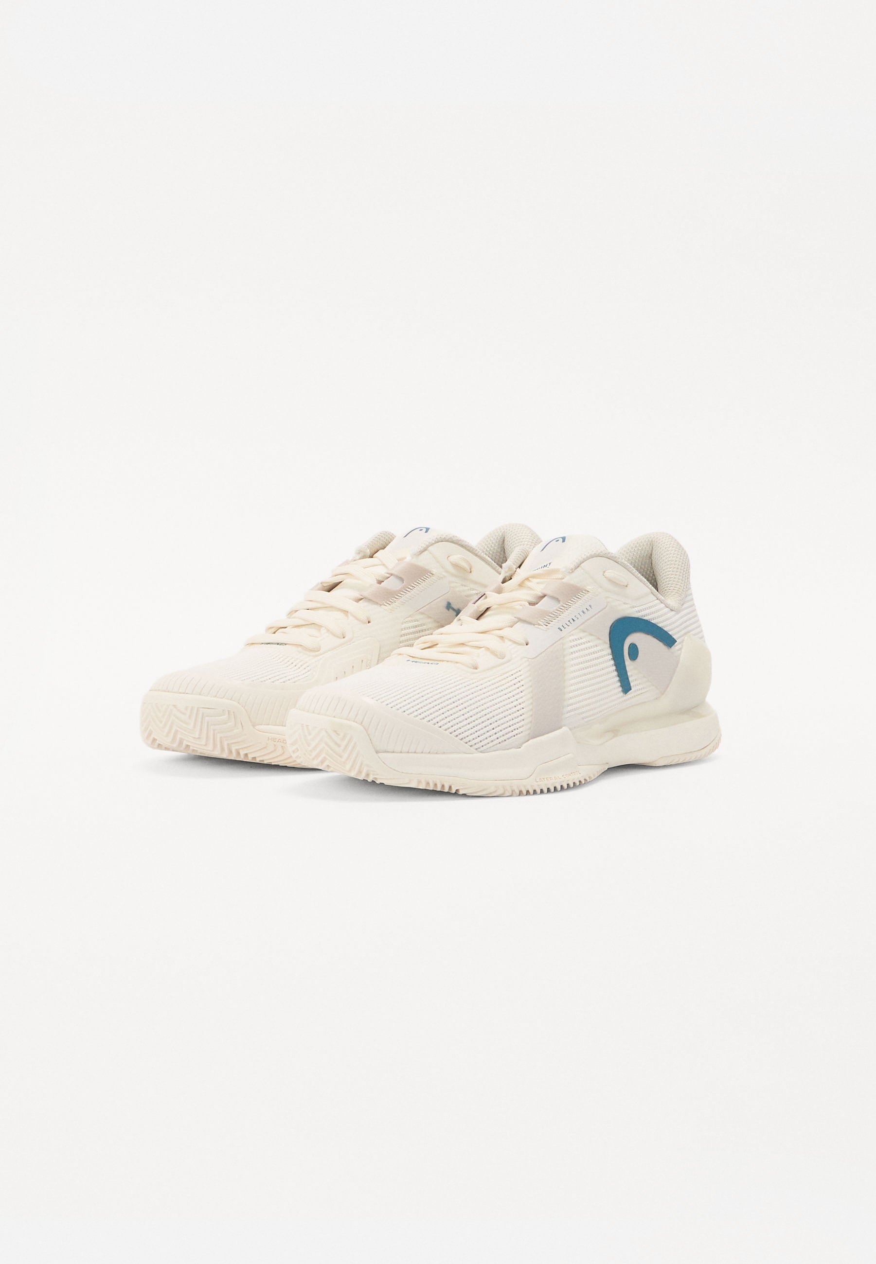Head SPRINT PRO - Tennisschoenen voor gravelbanen - krijtwit/schemerblauw