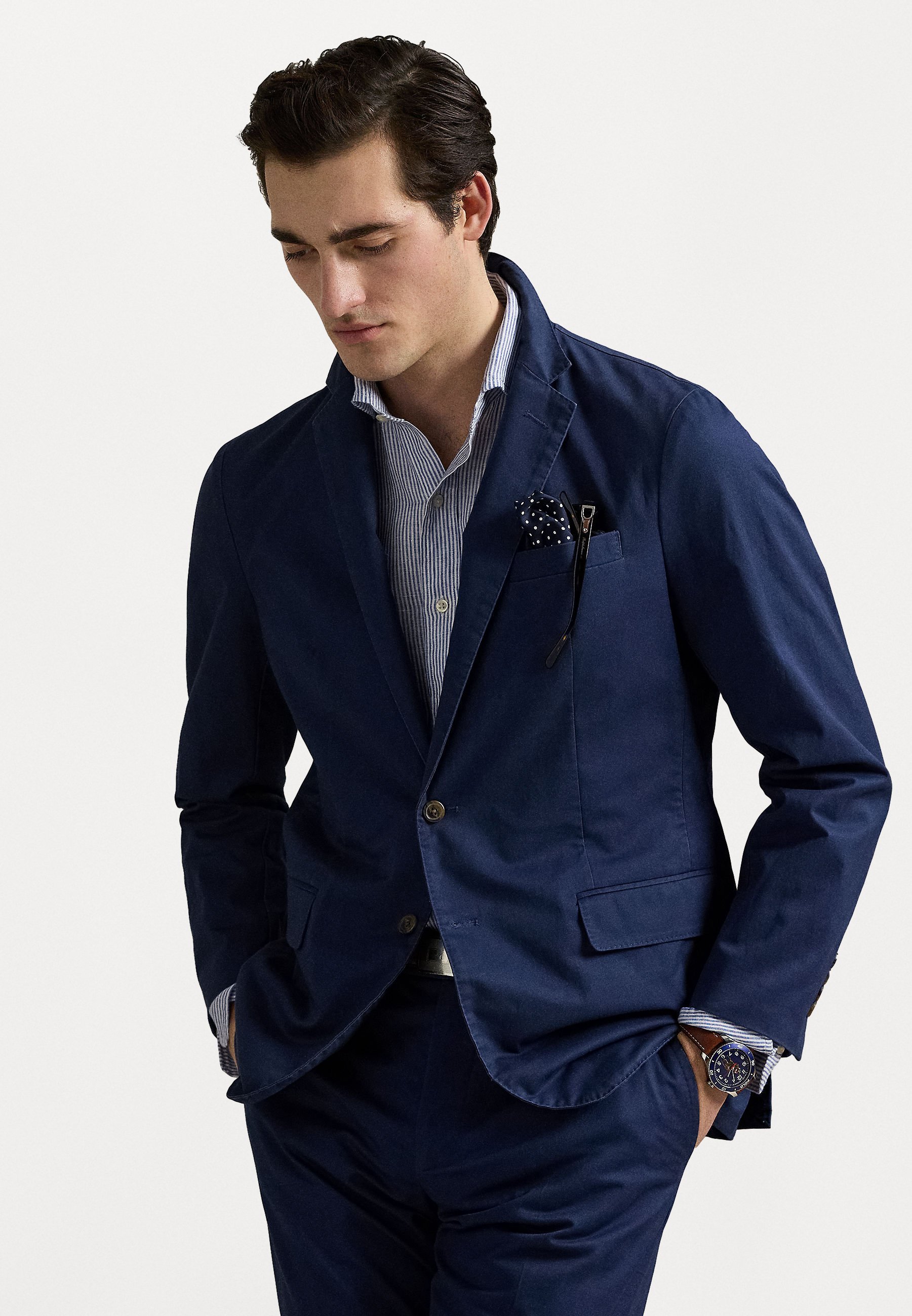 POLO UNCONSTRUCTED MODERN SUIT JACKET - Bleiseri - rustic navyPolo Ralph Lauren