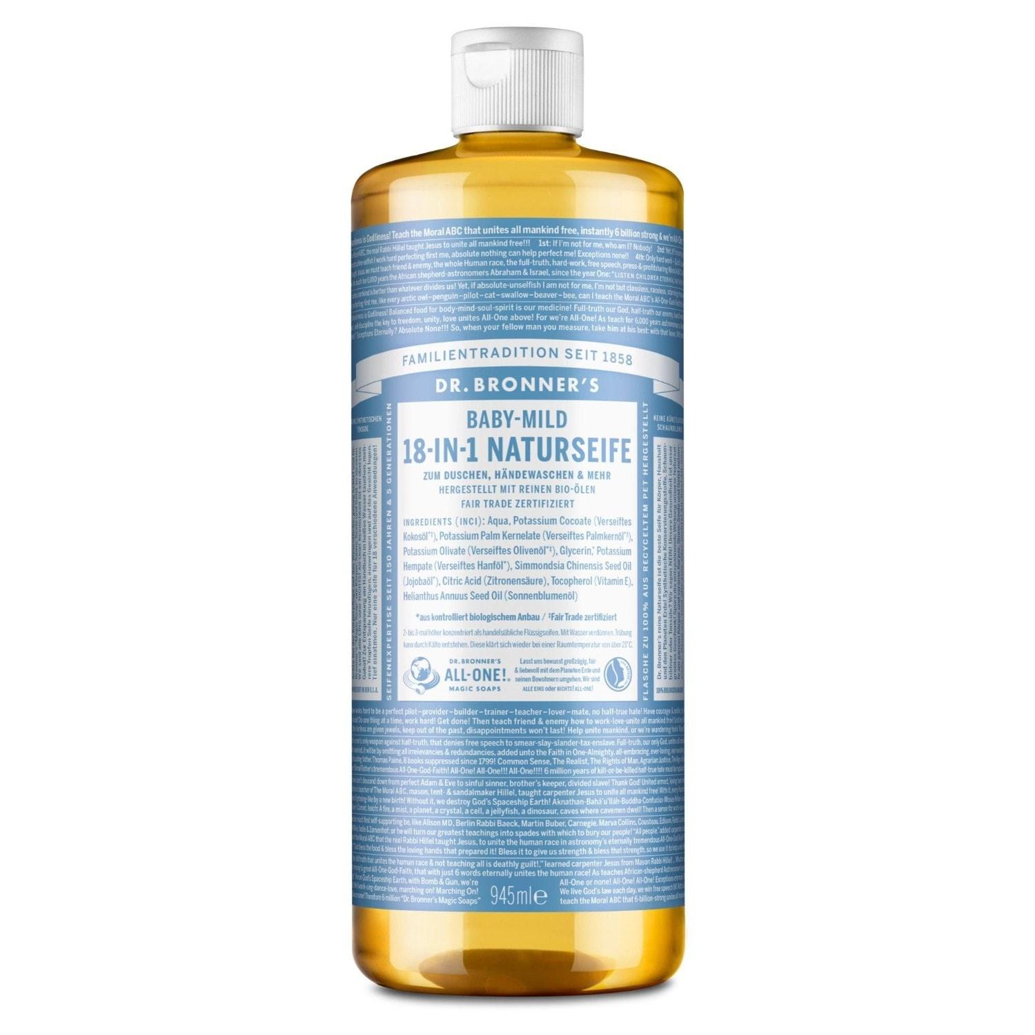 Dr. Bronner's gel za tuširanje za bebe Baby-Mild 18-u-1 prirodni sapun - 475 ml