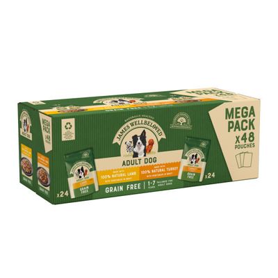 James Wellbeloved Adult Grain Free Pouches - Variety Pack