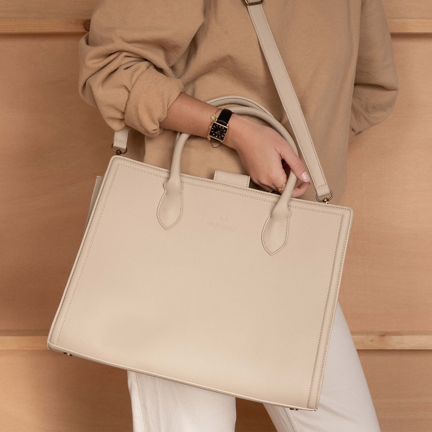 Violet Hamden Essential Bag bež - umjetna koža - VH250-35