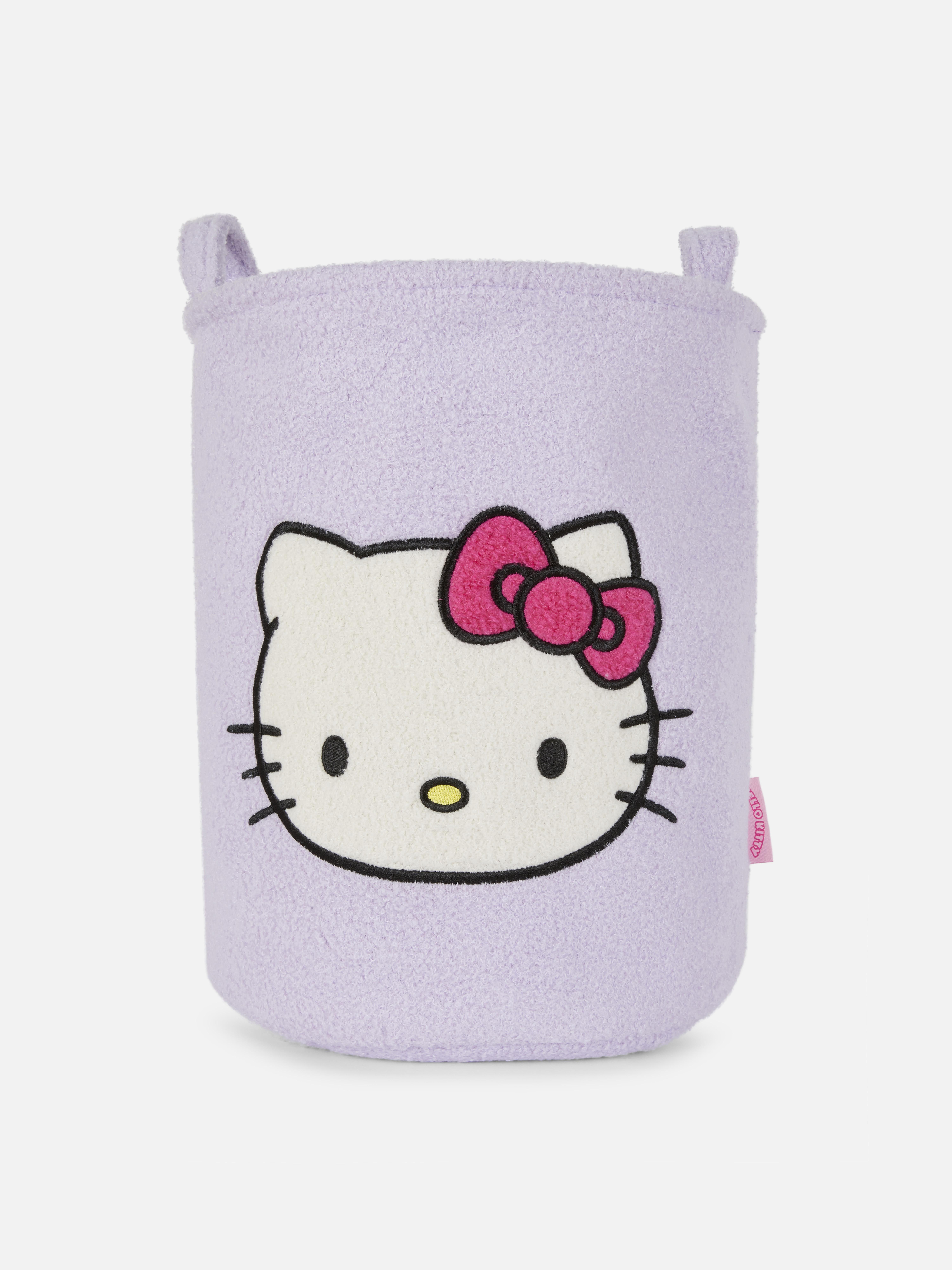 Coș de rufe din material textil Hello Kitty Borg Un coș de rufe moale cu un design Hello Kitty