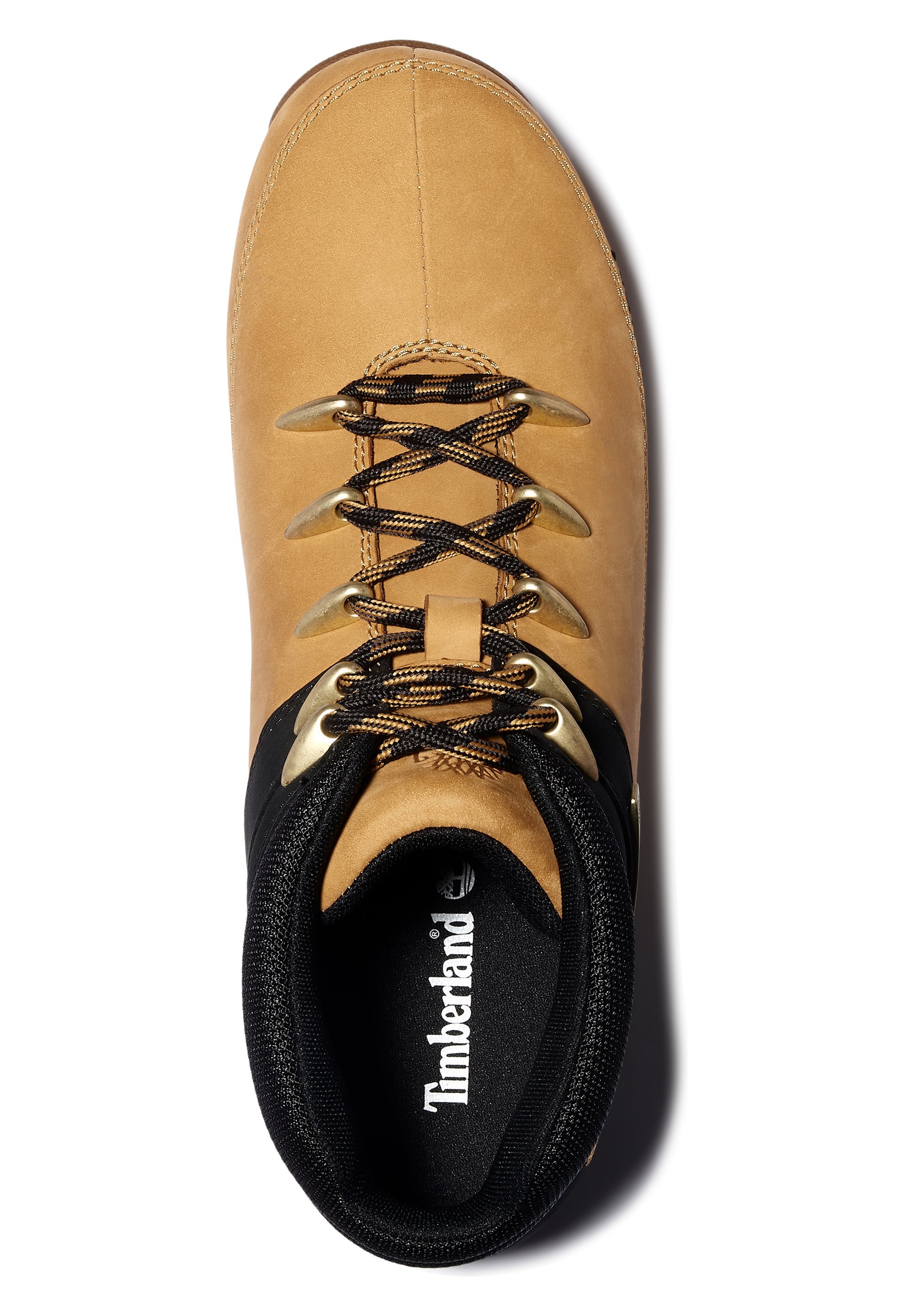 Timberland EURO SPRINT HIKER - Stivaletti stringati - nabuk color grano con dettagli neri