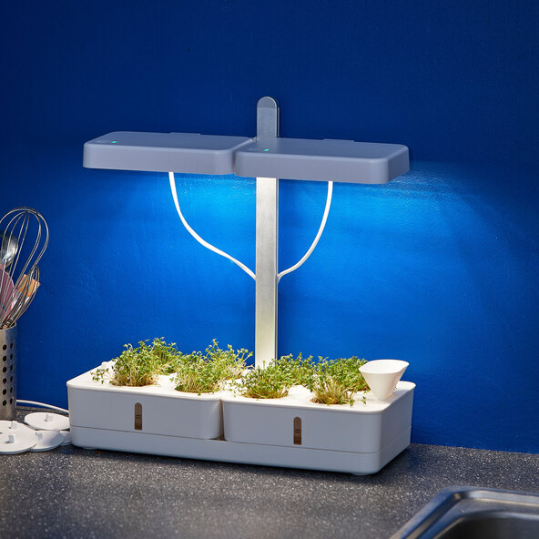 Φωτιστικό LED για φυτά με δύο προβολείς, 1.850 lumen, 30 W